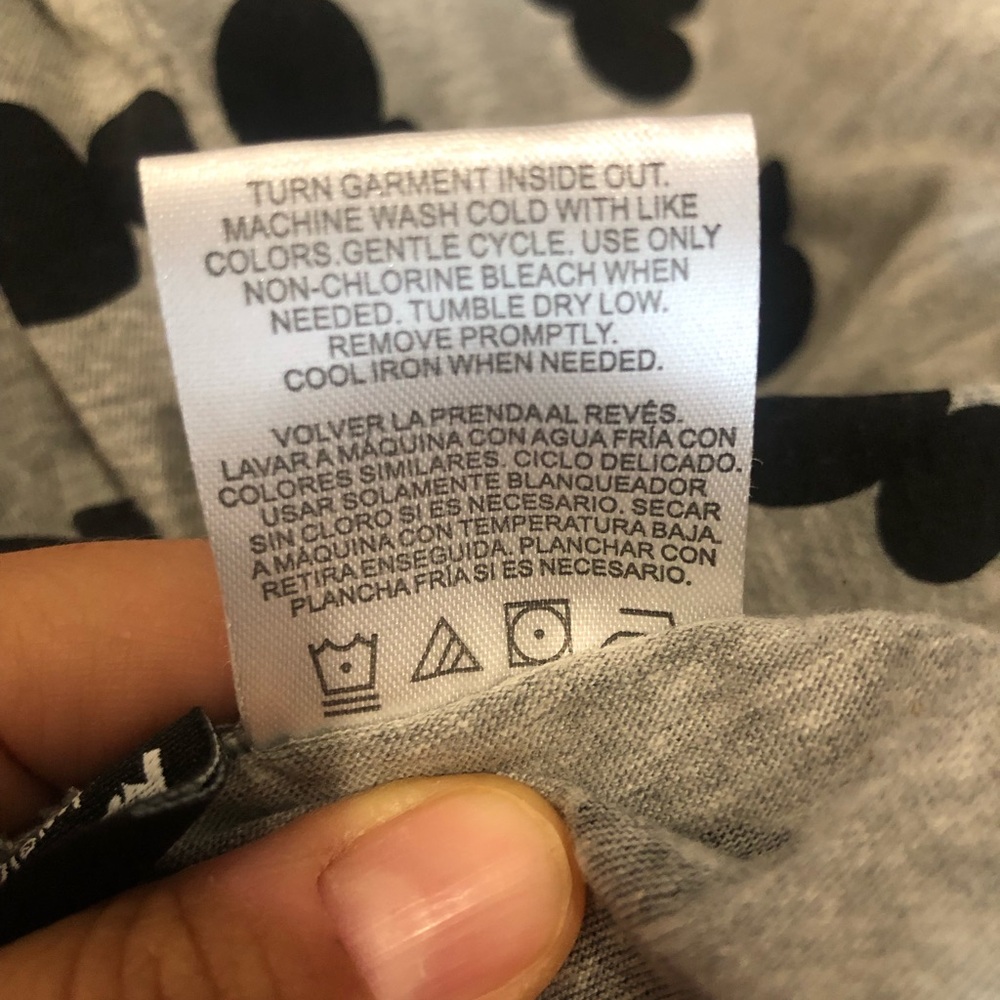 Gray and Black Mickey Mouse Head Pajama Pants - Picture 8 of 8